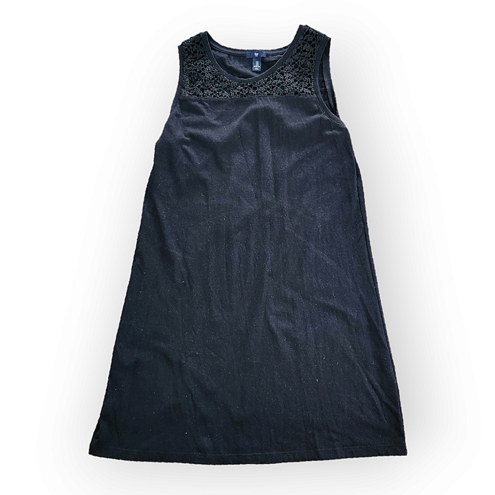 GAP Crochet Yoke A Line Dress Medium